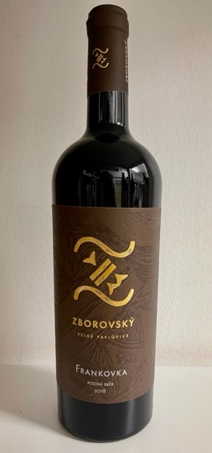 Víno Frankovka 2018 PS suché, 0,75 l č. š. 1818, alk. 12,5%, červené