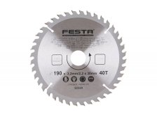 Kotouč pilový na dřevo SK 190/3,2/30 mm 40 zubů FESTA