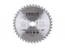 Kotouč pilový na dřevo SK 250/3,2/30 mm 40 zubů FESTA