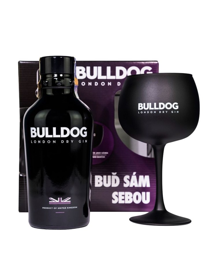 Bulldog 1 skl. Gift Gin Box, 0,7l, 40%