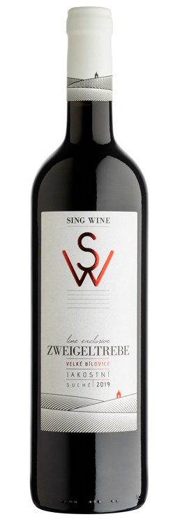Víno Zweigeltrebe 2019 P.S.suché č. š. 25-19, alk. 13%, z.c. 0,1g - Víno tiché Tiché Červené