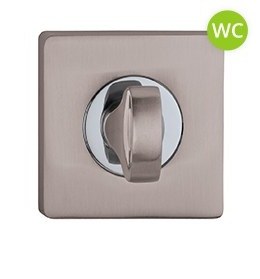 Rozeta leko VL HR WC nikl-satin-chrom - Kliky, okenní a dveřní kování, panty Kování dveřní Kování dveřní rozeta, klika, koule, knoflík, mušle, madlo Kování dveřní rozeta