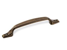 Úchytka kovová 1856-135 rozteč 96 mm délka 135 mm, ZN10 staromosaz