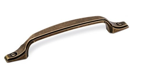 Úchytka kovová 1856-135 rozteč 96 mm délka 135 mm, ZN10 staromosaz