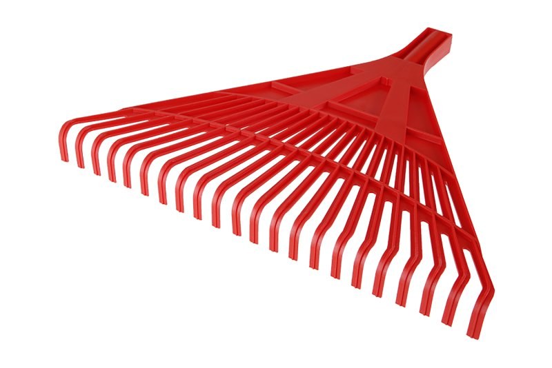 Hrábě plastové 50 cm 22 zubů Hrábě plastové 50 cm 22 zubů - Zednické nářadí, zahrada, nádoby Nářadí a pomůcky hospodářské Hrábě, kosy, srpy, příslušenství