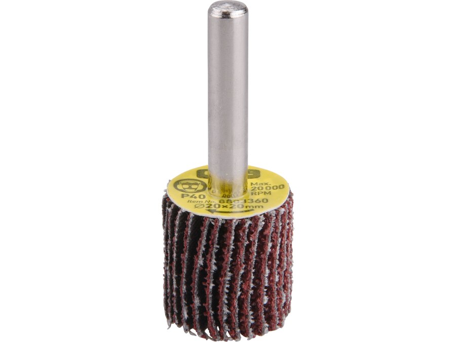 Kotouč lamelový brusný na stopce průměr 20 x 20 x 6 mm P40 - Brusivo, vrtáky, závitořezy, kartáče Brusné a řezací materiály Kotouče brusné, lamelové
