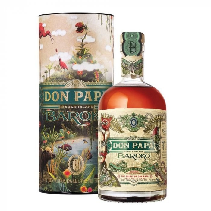 Rum Don Papa Baroko Art CZ 0,7l alk.40% - Whisky, destiláty, likéry Rum