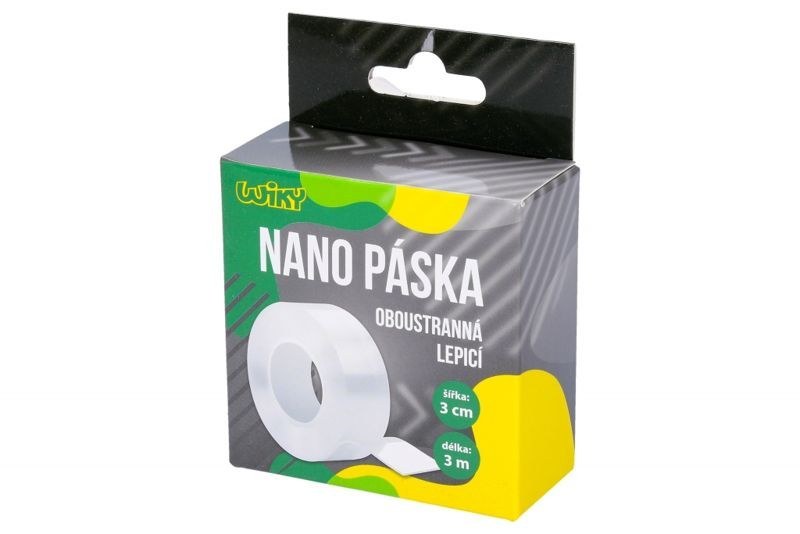 Páska 3cm/3m NANO oboustranná Páska 3cm/3m NANO oboustranná - Tmelení, lepení, maziva pásky, šňůry