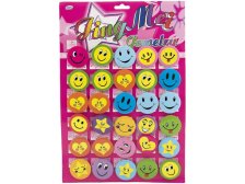 Přívěsek Smile placka barevná 4,5 mm