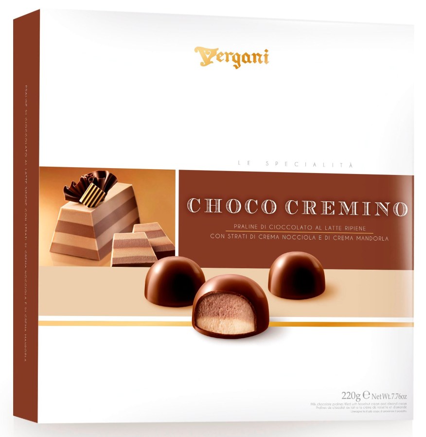 Bonboniéra - pralinky plněné tiramisu CHOCO CREMINO 220 g - Delikatesy, dárky Čokolády, bonbony, sladkosti