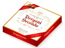 Bonboniéra - pralinky čokoládové plněné krémem z lískových oříšků CRÉME STORCIA RED / červená 190 g