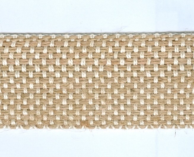 Popruh 40mm/50m typ 312 005, JUTA přírodní Popruh 40mm/50m typ 312 005, JUTA přírodní - Zavírače, zvedací a vázací technika Lana, popruhy, šňůry, motouzy