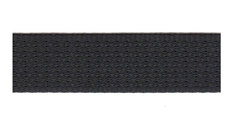 Popruh 20 mm/50 m typ 366 504, černý polyester Popruh 20 mm/50 m typ 366 504, černý polyester - Zavírače, zvedací a vázací technika Lana, popruhy, šňůry, motouzy
