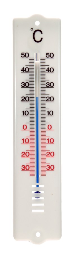 Universální teploměr plast -30+50°C  bílý