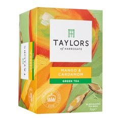 Čaj zelený Taylors ochucený mango&kardamon 20x1,5 g - Delikatesy, dárky Káva, čaj, nealkoholické nápoje