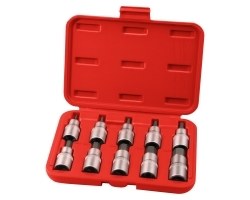 Hlavice zástrčná 1/2" IMBUS, sada 10 ks CrV/S2 Hlavice zástrčná 1/2" IMBUS, sada 10 ks CrV/S2 - Nářadí ruční a elektrické, měřidla Nářadí ruční Klíče, hlavice zástrčné