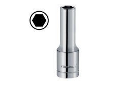 Hlavice prodloužená 7 mm 1/4" 6hranná