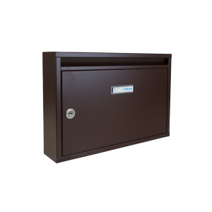 Schránka poštovní DLS G-01 BASIC čokoládově hnědá RAL 8017 385x260x80 mm - Vybavení pro dům a domácnost Schránky, pokladny, skříňky Schránky poštovní, vhozy, přísl.