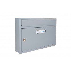 Schránka poštovní DLS G-01 šedá RAL 7040 385x260x80 mm - Vybavení pro dům a domácnost Schránky, pokladny, skříňky Schránky poštovní, vhozy, přísl.