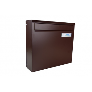 Schránka poštovní DLS A-02 čokoládově hnědá RAL 8017 370x330x100 mm - Vybavení pro dům a domácnost Schránky, pokladny, skříňky Schránky poštovní, vhozy, přísl.