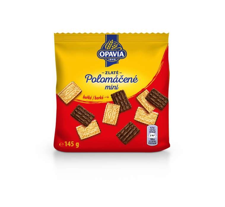 Sušenky polomáčené OPA hořké mini 145 g - Delikatesy, dárky Čokolády, bonbony, sladkosti