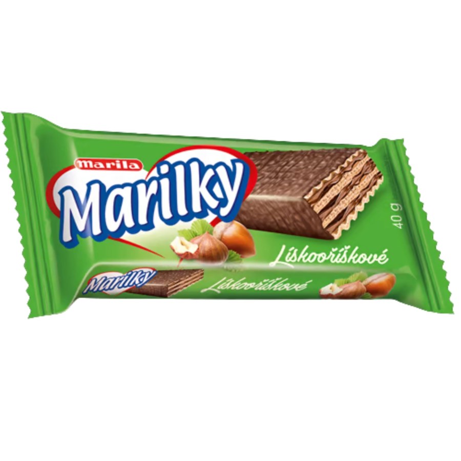 Oplatka Marilka lískooříšková 40 g - Delikatesy, dárky Čokolády, bonbony, sladkosti