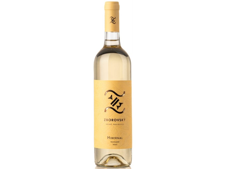 Víno Hibernal 2022 jakostní polosladké, 0,75 l č. š. 0722 alk.12,5 % - Víno tiché Tiché Bílé