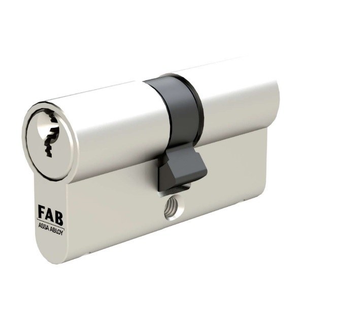 Vložka bezpečnostní FAB 4.00/BDPNs 30+35 5 klíčů nikl satén - Vložky,zámky,klíče,frézky Vložky cylindrické Vložky bezpečnostní