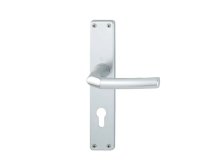 Kování interiérové BIRMINGHAM klika/klika 8/72 mm vložka stříbrný elox F1 54 mm TS 37-42 mm ESO