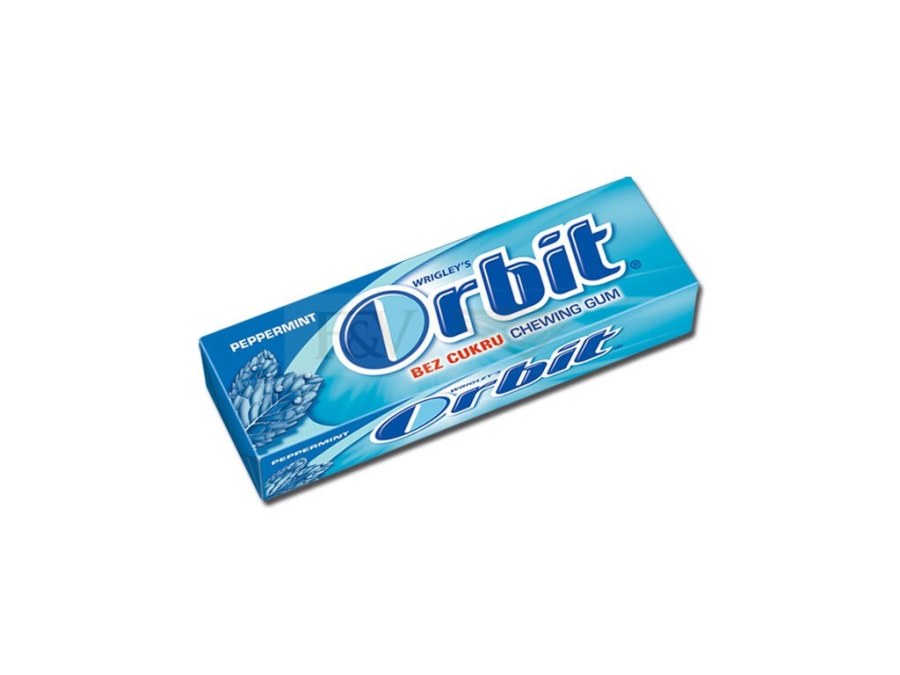 Žvýkačky Orbit peppermint dražé 14 g - Delikatesy, dárky Delikatesy