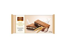 Sušenky - sendvič, kakaové s kakao náplní 185 g