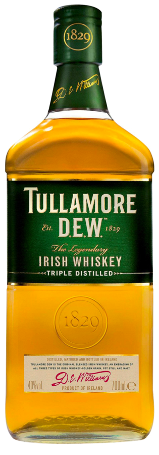 Whisky irská Tullamore Dew 40% 0,7 l kulatá