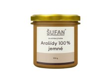 Máslo arašídové 100% jemné - 330 g ŠUFAN