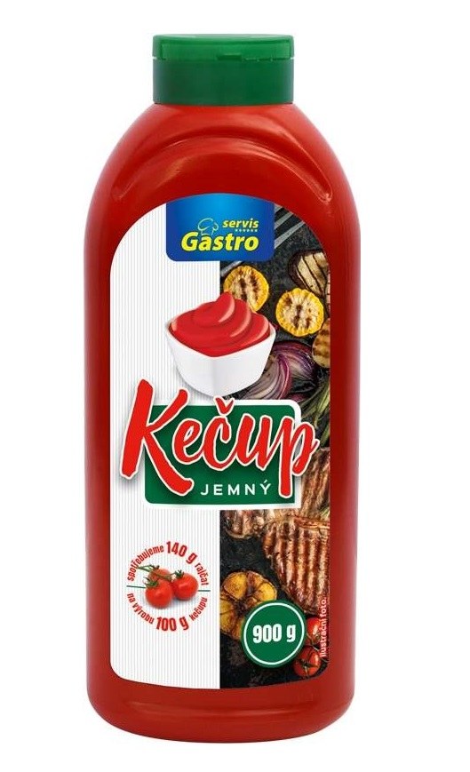 Kečup jemný 900 g plast - Delikatesy, dárky Delikatesy