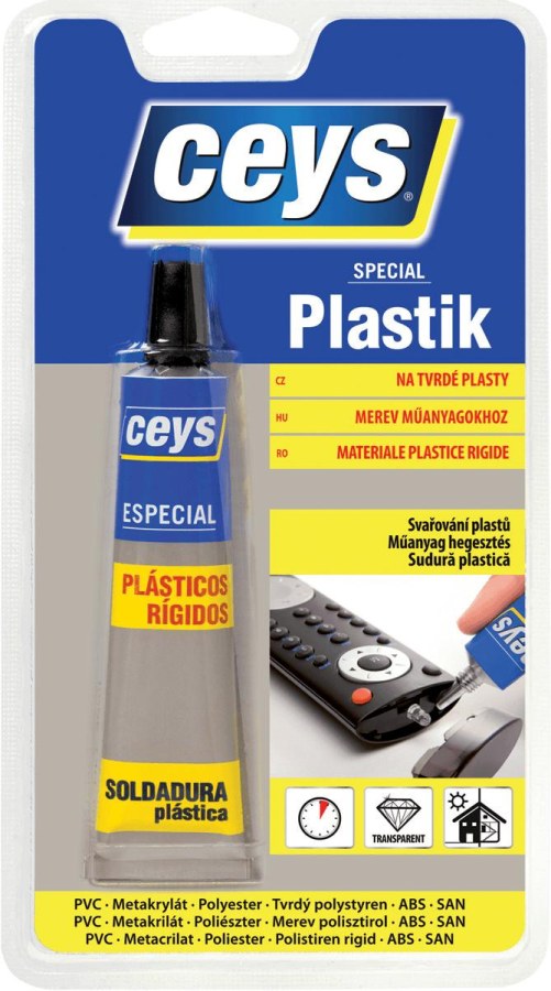 Lepidlo Ceys SPECIAL PLASTIK, na tvrdé plasty 30 ml - Vybavení pro dům a domácnost Mazadla, spreje, lepidla
