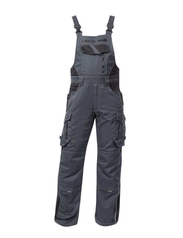 Kalhoty s laclem tmavě šedé vel. 48 - Pomůcky ochranné a úklidové Pomůcky ochranné Oděvy, bundy, kalhoty, obleky