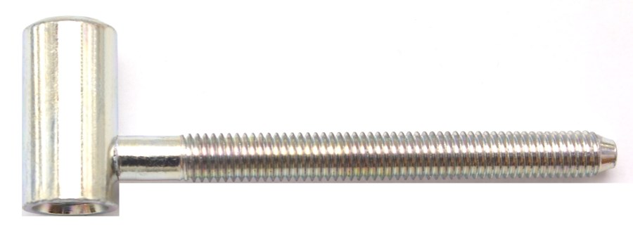 Závěs dveřní 60/10 VD M8 x 80 vrchní díl, pravo-levý, zinek modrý, protipožární - Kliky, okenní a dveřní kování, panty Závěsy (panty) Závěsy dveřní