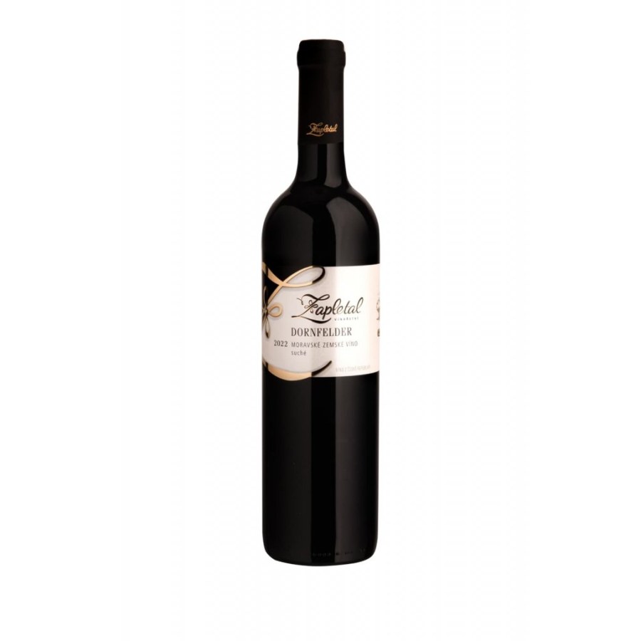 Víno Dornfelder 2022 zemské polosuché, 0,75 l č. š. 4322 alk. 12,5 % - Víno tiché Tiché Červené