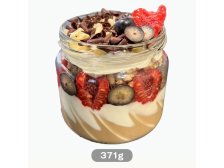 Jogurt hotový Lesni Ovoce-Čokoláda 371 g (maliny, borůvky, čokoláda, müsli, čoko hoblinky)