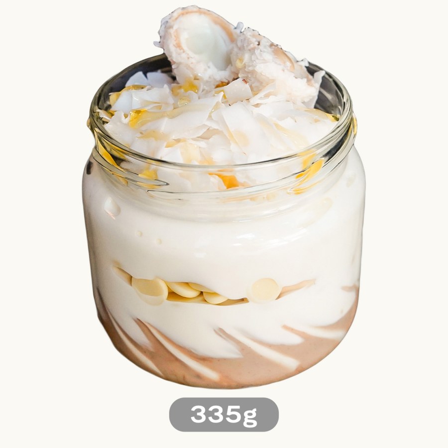 Jogurt hotový Raffaello 335 g (kokos, mandle, bílá čokoláda) - Delikatesy, dárky Delikatesy