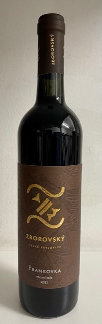Víno Frankovka 2021 PS suché, 0,75l č. š. 1421 alk. 12%, červené - Víno tiché Tiché Červené