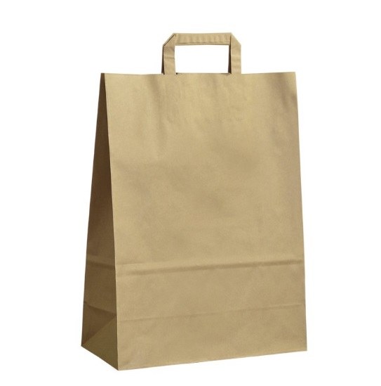 Taška papírová hnědá 320 x 160 x 430 mm, bez potisku Taška papírová hnědá 320 x 160 x 430 mm, bez potisku - Vybavení pro dům a domácnost Doplňky a pomůcky kuchyňské, bytové