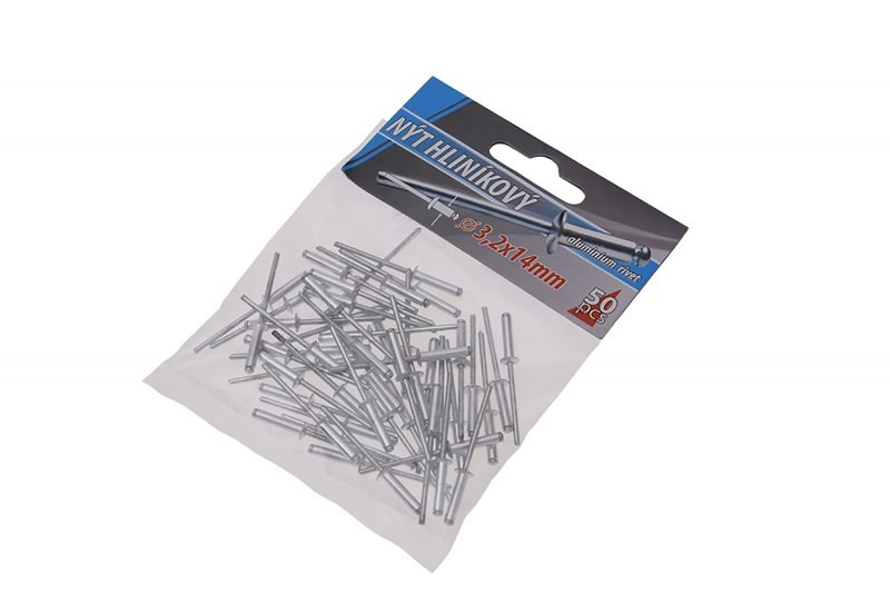 Nýt Alu 3,2 x 14 mm balení 50 ks
