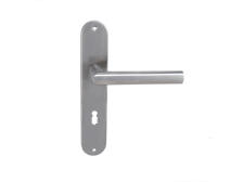 Kování interiérové FAVORIT-SO klika/klika bez otvoru broušená nerez BN