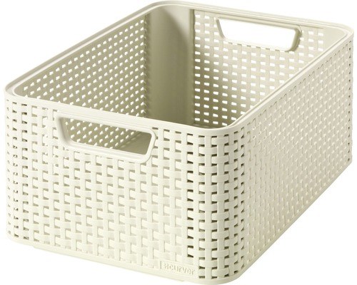 Box úložný Curver RATTAN Style2 M krémový Box úložný Curver RATTAN Style2 M krémový - Vybavení pro dům a domácnost