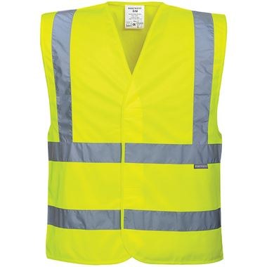 Vesta pracovní reflexní PORTWEST C470 L/XL žlutá - Pomůcky ochranné a úklidové Pomůcky ochranné Oděvy, bundy, kalhoty, obleky