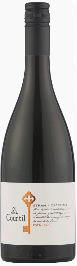 Víno SYRAH-CABERNET COURTIL 2022 IGP 75 CL  červené, suché