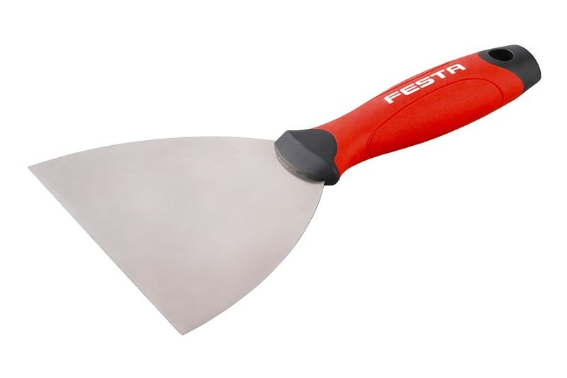 Špachtle 140 mm nerez gumová ručka FESTA Špachtle 140 mm nerez gumová ručka FESTA - Zednické nářadí, zahrada, nádoby Nářadí a pomůcky zednické Stěrky, škrabky, spárovačky