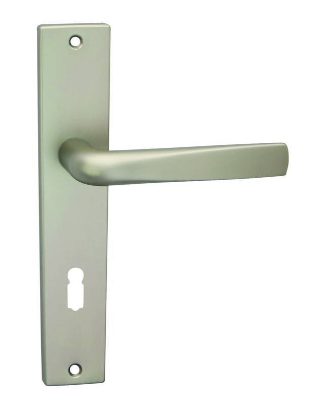 Kování interiérové FLAT klika/klika 90 mm vložka stříbrný elox F1 (C CO790F12) - Kliky, okenní a dveřní kování, panty Kování dveřní Kování dveřní mezip. hliník, bez PÚ