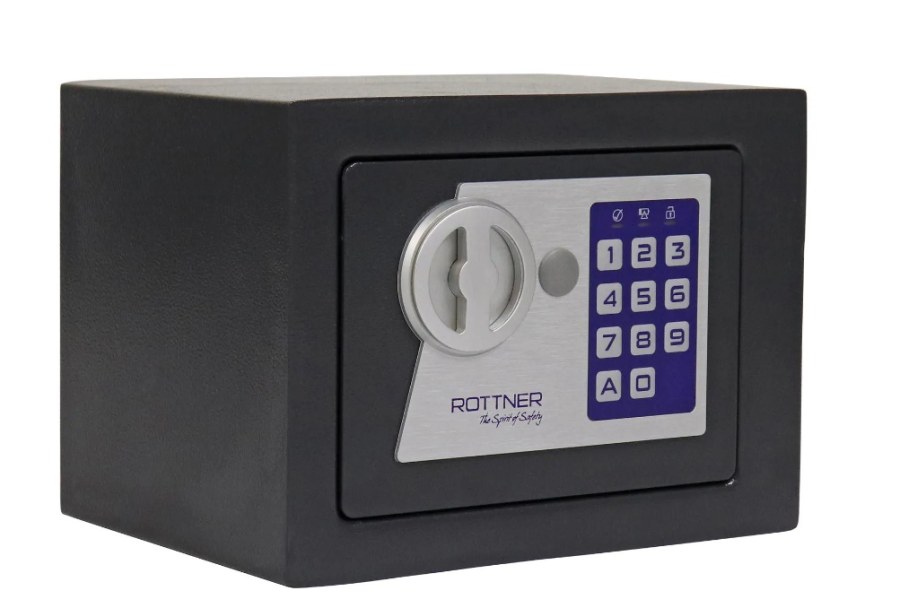 Sejf nábytkový elektronický JUPITER 1 EL 170x230x170 mm antracit